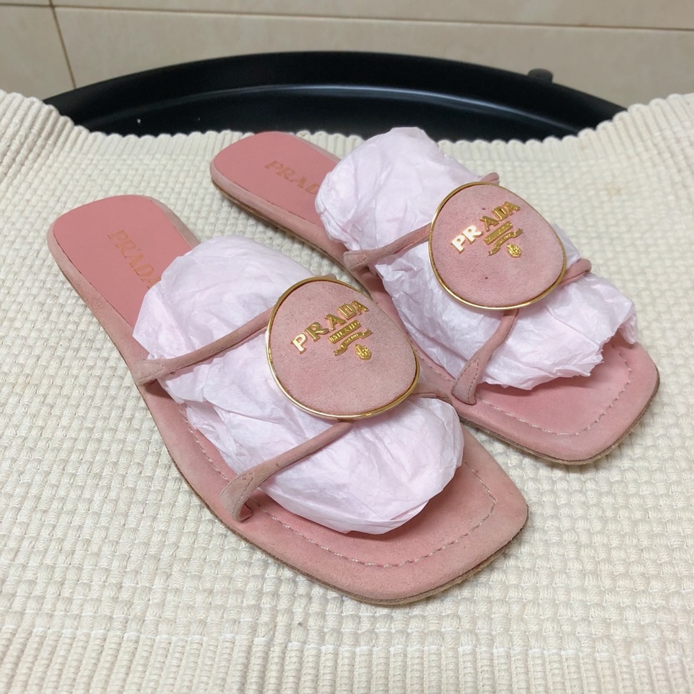 Prada Pink Sandals